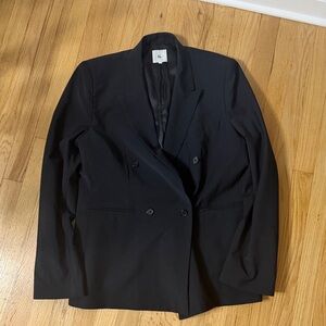 G. Label by Goop Black Wool Blazer Sz 14